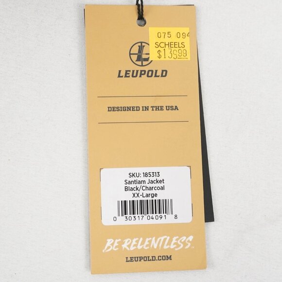 Leupold Santiam Jacket in black-charcoal - Picture 9 of 9